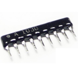 Picture of R-ARRAY 9PIN 8RES 2.2K  Bulk Liket
