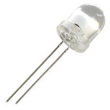 LED TH Orange Clear STD 2V 2200mcd 80mW 10 x 13.5mm Radial Bulk Bright Led