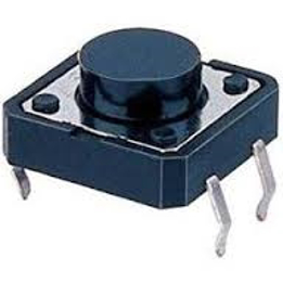 Picture of TACT SWITCH DTS21 12mm 12x12mm   TH Bulk CX