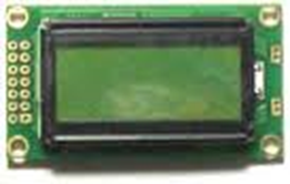 Resim  2X8 YESIL KARAKTER LCD XIAMEN  PCM0802C-FL-YBW-01