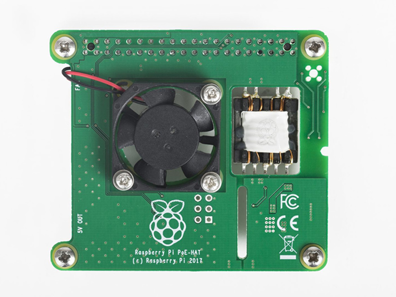 Picture for category Raspberry Pi Power over Ethernet HAT (RPI3-MODBP-POE)