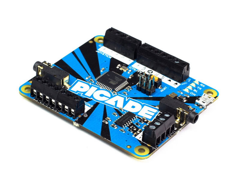Kategori İçin Resim Pimoroni Picade PCB - Arduino 3W Amp ile Uyumlu
