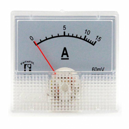 Resim  PROBE Analog Current Meter 5A 48x45mm (Screen 44x25mm) Oem