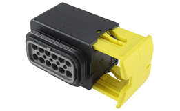 Resim  CONN. Receptacle Female Socket 12 POS. 4mm Gray Bulk TE Connectivity