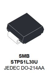Resim  DIODE S2M Standard 1000V 2A DO-214AA, SMB T&R LGE