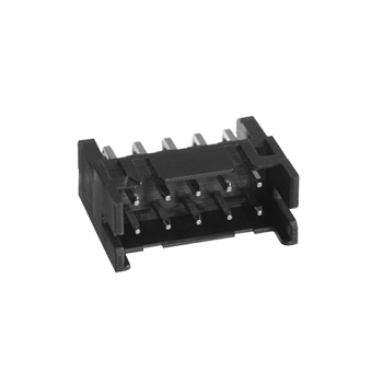 CONN. Header, Male Pins 2mm 2 ROW 10 POS. 90° TH, R/A Tube Hirose