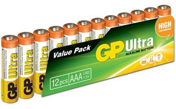 Picture of BATTERY 1.5V  AAA Alkaline 10.5mm x 44.5mm GP Batteries