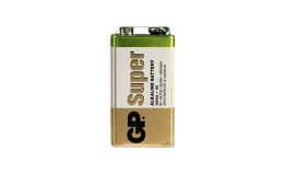 Picture of BATTERY 9V   Alkaline 25.5mm x 16.5mm x 47.5mm GP Batteries