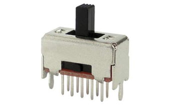 SLIDE SWITCH On-On-On-On 10RPIN 30VDC 300mA (DC) SP4T  5mm Tray C&K