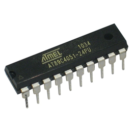 Resim  IC MCU AT89C4051 8051 8-Bit 24MHz 4KB (4K x 8) FLASH 20-DIP (7.62mm) Tube Microchip