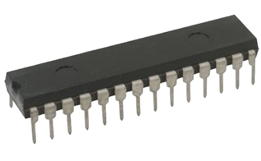 Resim  IC MCU PIC18F25K50 PIC 8-Bit 48MHz 32KB (16K x 16) FLASH 28-DIP (7.62mm) Tube Microchip
