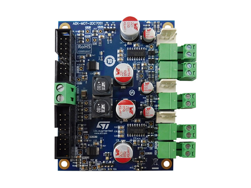 Kategori İçin Resim STMicroelectronics AEK-MOT-2DC70S1 Otomotiv Çift DC Motor Sürücüsü
