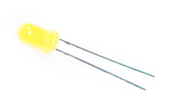 Picture of LED TH Yellow Diffused STD 2.2V 500mcd 100mW 5 x 8.7mm Radial Bulk MLS