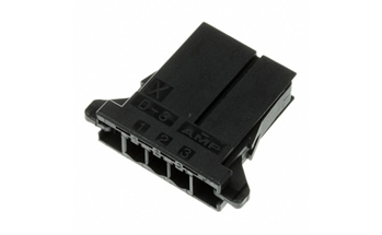 CONN. Receptacle Female Socket 3 POS. 3.81mm Black Bulk TE Connectivity