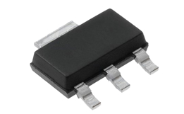 Picture of IC REG LINEAR LD1117AS33 Positive Fixed 3.3V 1A TO-261-4, TO-261AA (CT) STM