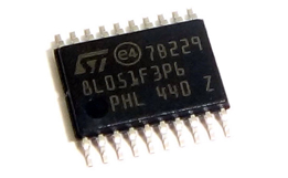 Resim  IC MCU STM8L051F3 STM8 8-Bit 16MHz 8KB (8K x 8) FLASH 20-TSSOP (4.4mm) Tube STM