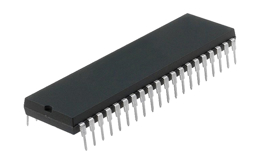 Picture of IC MCU PIC16F887 PIC 8-Bit 20MHz 14KB (8K x 14) FLASH 40-DIP (15.24mm) Tube Microchip