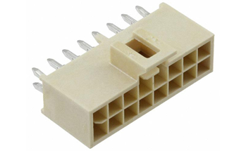CONN. Header, Male Pins 2.5mm 2 ROW 16 POS. 90° TH Tray Molex, LLC