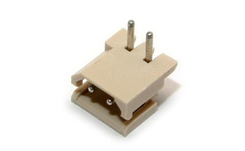 CONN. Header, Male Pins 2.5mm 1 ROW 2 POS. 90° TH, R/A Bulk Molex