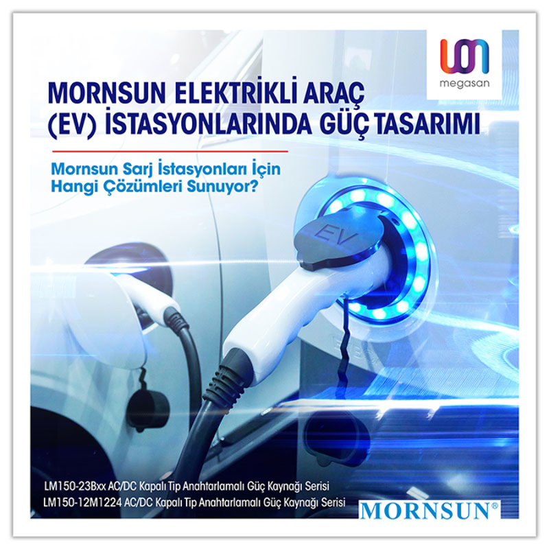 Kategori İçin Resim E.V. Şarj İstasyonlarında Mornsun ile Güç Kaynağı Tasarımı