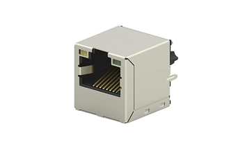 Picture of CONN MAGJACK RJ45 1PORT Vertical 16.90mm Up Gold Tray TE Connectivity