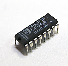 Resim  IC MULTIPLEXER 74HC151 1 x 8:1LINE 2 V ~ 6 V 16-DIP (7.62mm) Tube NXP