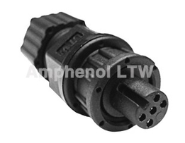 Picture of CONN CIRCULAR Plug, Female Sockets 5P 300V 2A Bulk Amphenol LTW