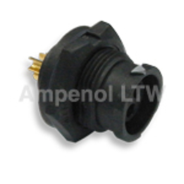 Resim  CONN CIRCULAR Receptacle, Female Sockets 2P - 10A Bulk Amphenol LTW
