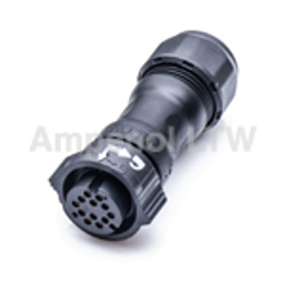 Picture of CONN CIRCULAR Plug, Male Pins 12P - 5A Bulk Amphenol LTW