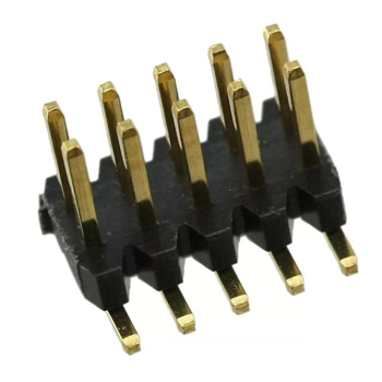 CONN. Header, Male Pins 1.27mm 2 ROW 10 POS. 90° SMD T&R Amphenol ICC (FCI)
