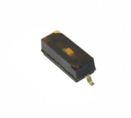Picture of DIP SWITCH 1POS. Slide (Standard) Tape Seal SPST 1.27mm SMD T&R C&K