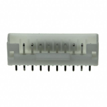CONN. Header, Male Pins 2mm 1 ROW 10 POS. 180° TH Bulk TE Connectivity