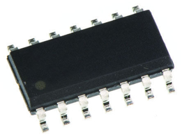 Picture of IC OPAMP TLV2374 SMD 3MHz 2.1 V/us 14-SOIC (3.9mm) (CT) Texas