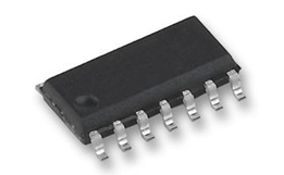Picture of IC OPAMP LMV344 SMD 1MHz 1 V/us 14-SOIC (3.9mm) (CT) Texas
