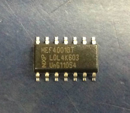 Picture of IC GATE HEF4001B NOR Gate 4CH 2INP 14-SOIC (3.9mm) T&R NXP